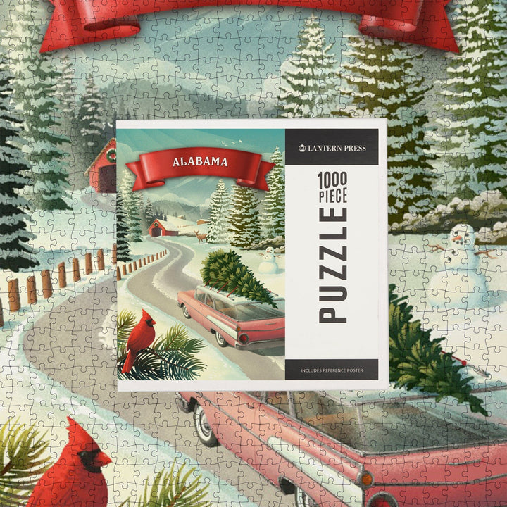 Alabama, Holiday Tradition, Jigsaw Puzzle Puzzle Lantern Press 