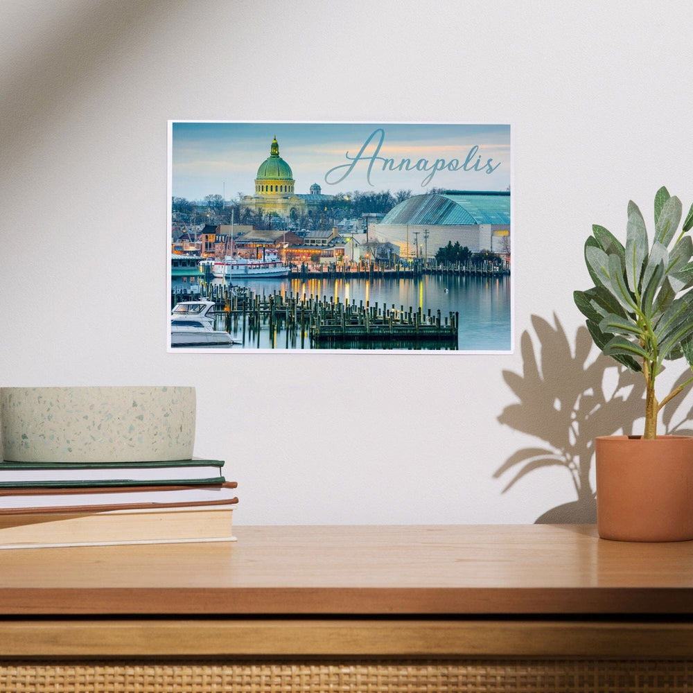 Annapolis, Maryland, Marina, Art & Giclee Prints Art Lantern Press 