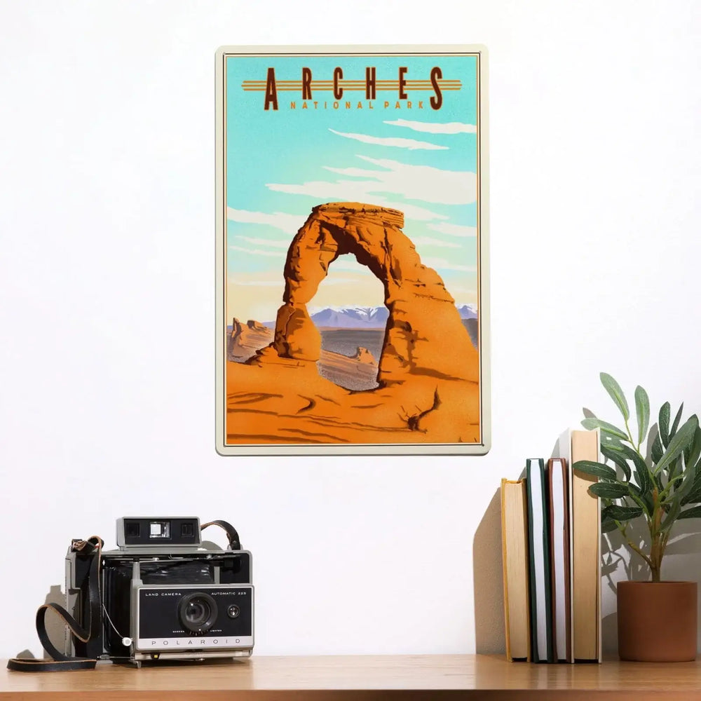 Arches National Park, Lithograph, Metal Signs Metal Lantern Press 