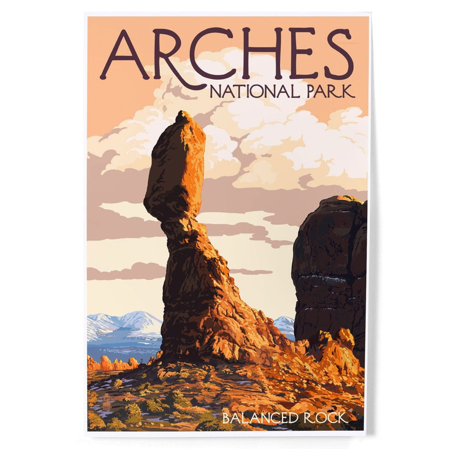 Arches National Park, Utah, Balanced Rock, Art & Giclee Prints Art Lantern Press 