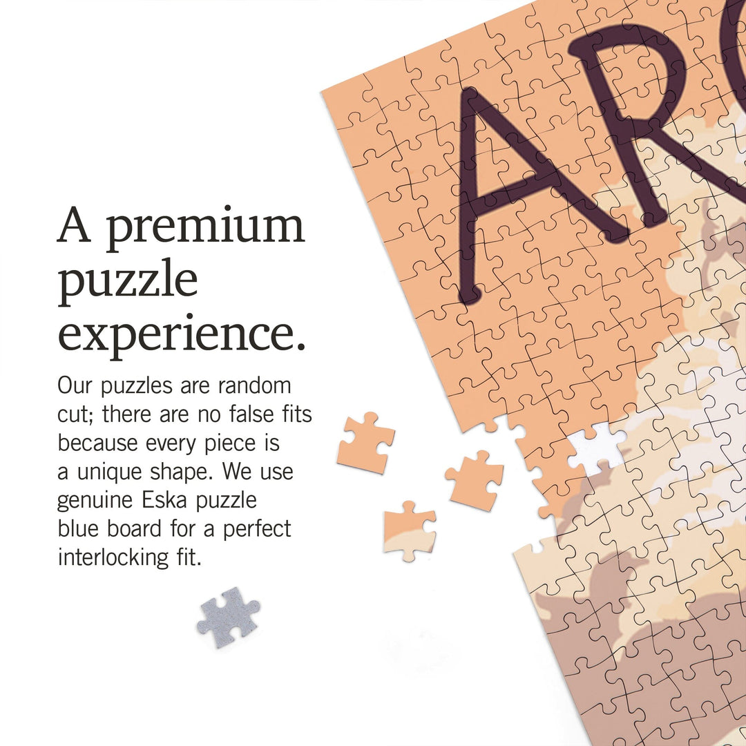 Arches National Park, Utah, Balanced Rock, Jigsaw Puzzle Puzzle Lantern Press 