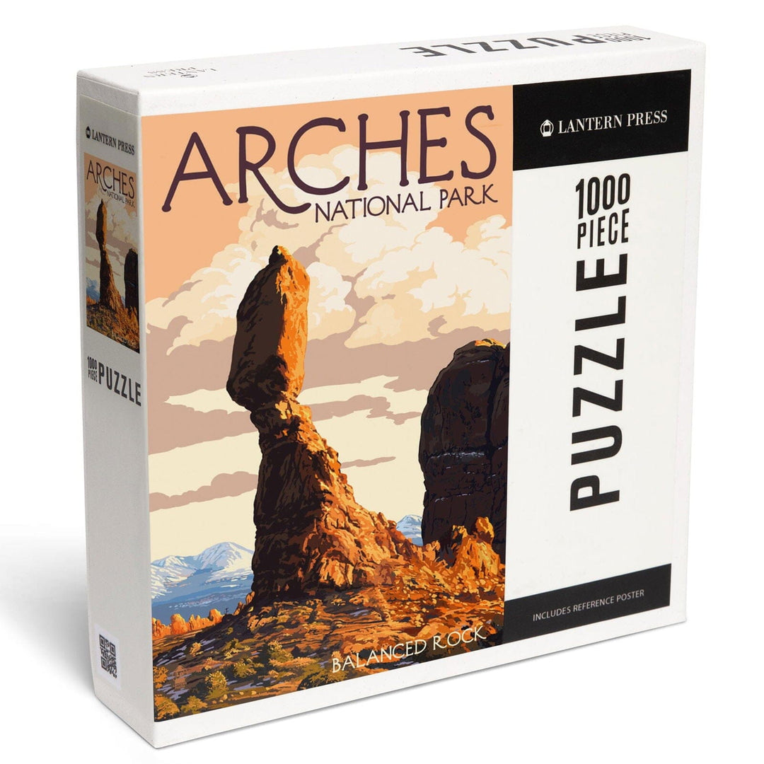 Arches National Park, Utah, Balanced Rock, Jigsaw Puzzle Puzzle Lantern Press 