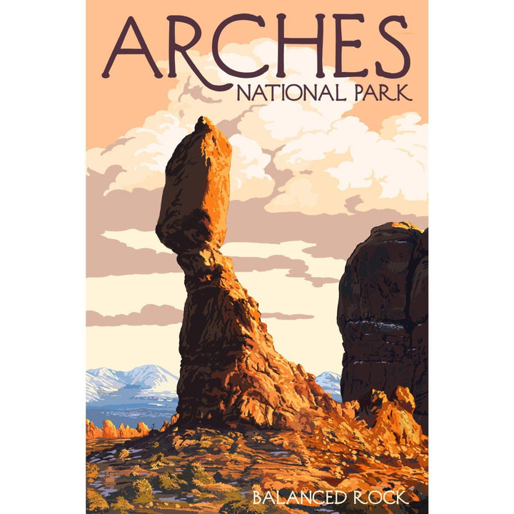 Arches National Park, Utah, Balanced Rock, Lantern Press Artwork, Ceramic Mug Mugs Lantern Press 