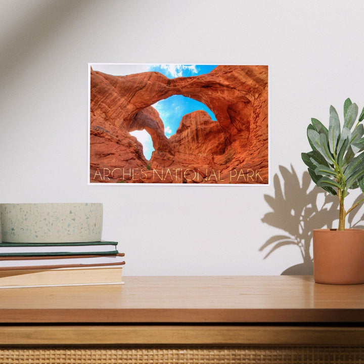 Arches National Park, Utah, Daytime Blue Sky, Art & Giclee Prints Art Lantern Press 