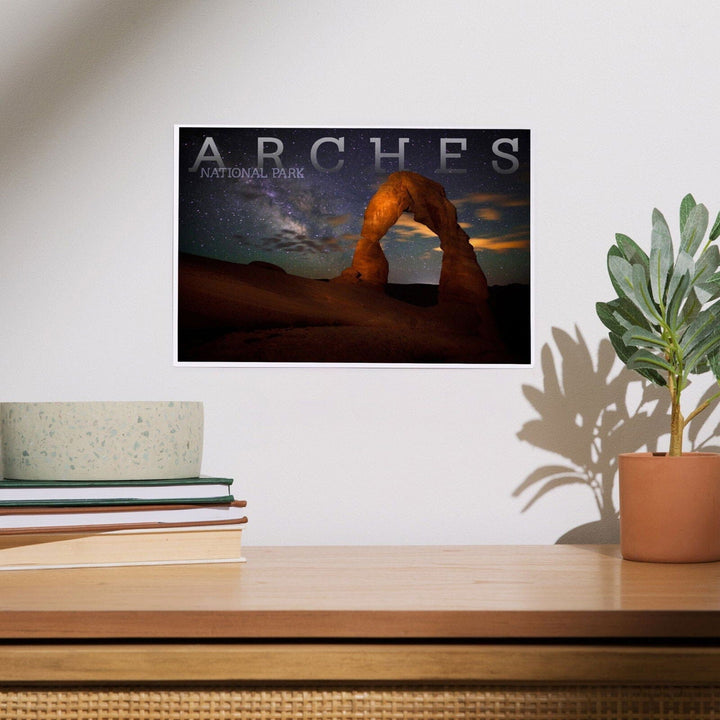 Arches National Park, Utah, Delicate Arch, Art & Giclee Prints Art Lantern Press 