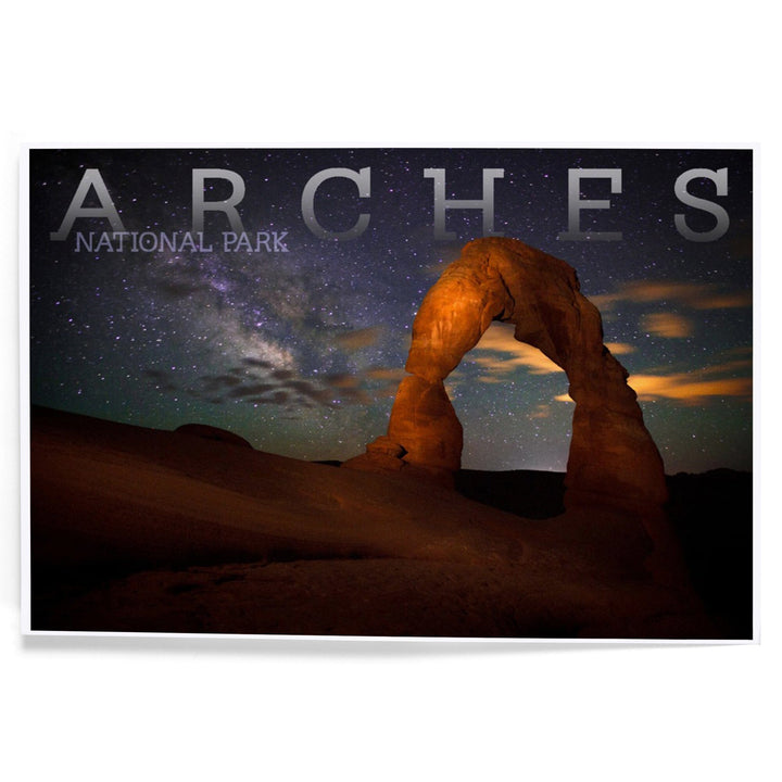 Arches National Park, Utah, Delicate Arch, Art & Giclee Prints Art Lantern Press 