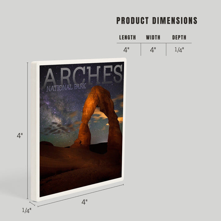 Arches National Park, Utah, Delicate Arch, Coasters Coasters Lantern Press 