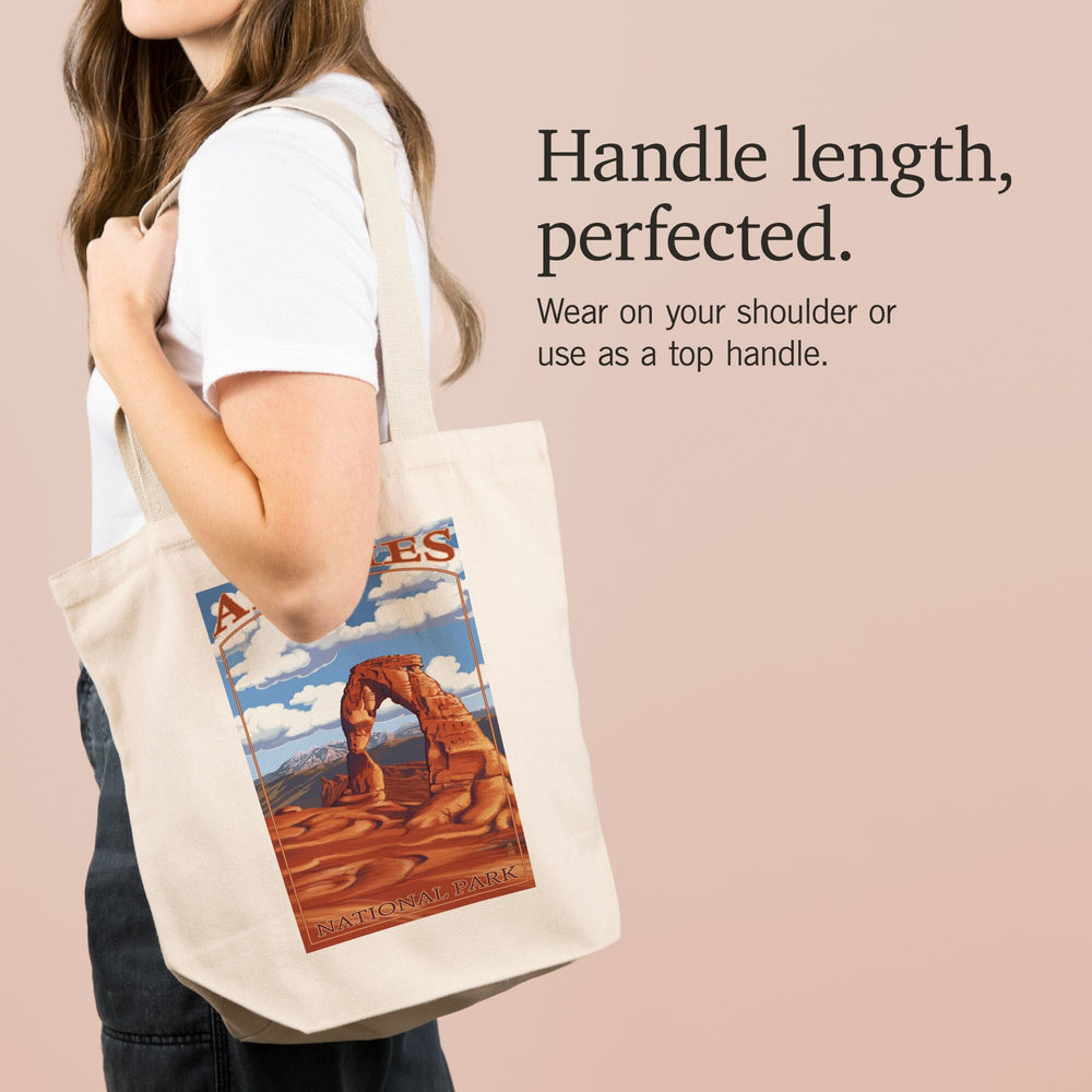 Arches National Park, Utah, Delicate Arch, Day Scene, Tote Bag Totes Lantern Press 