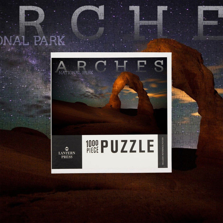 Arches National Park, Utah, Delicate Arch, Jigsaw Puzzle Puzzle Lantern Press 