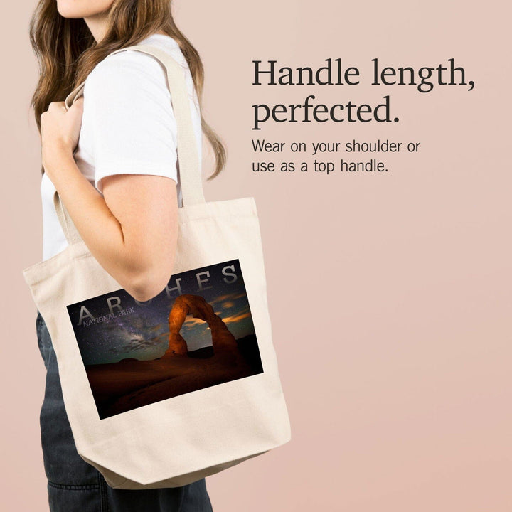 Arches National Park, Utah, Delicate Arch, Lantern Press Photography, Tote Bag Totes Lantern Press 