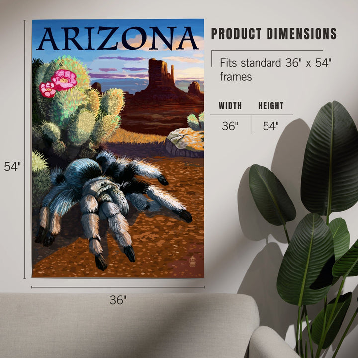 Arizona, Blond Tarantula, Art & Giclee Prints Art Lantern Press 