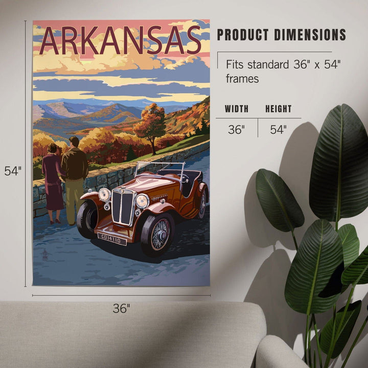 Arkansas, Outlook and Sunset Scene, Art & Giclee Prints Art Lantern Press 