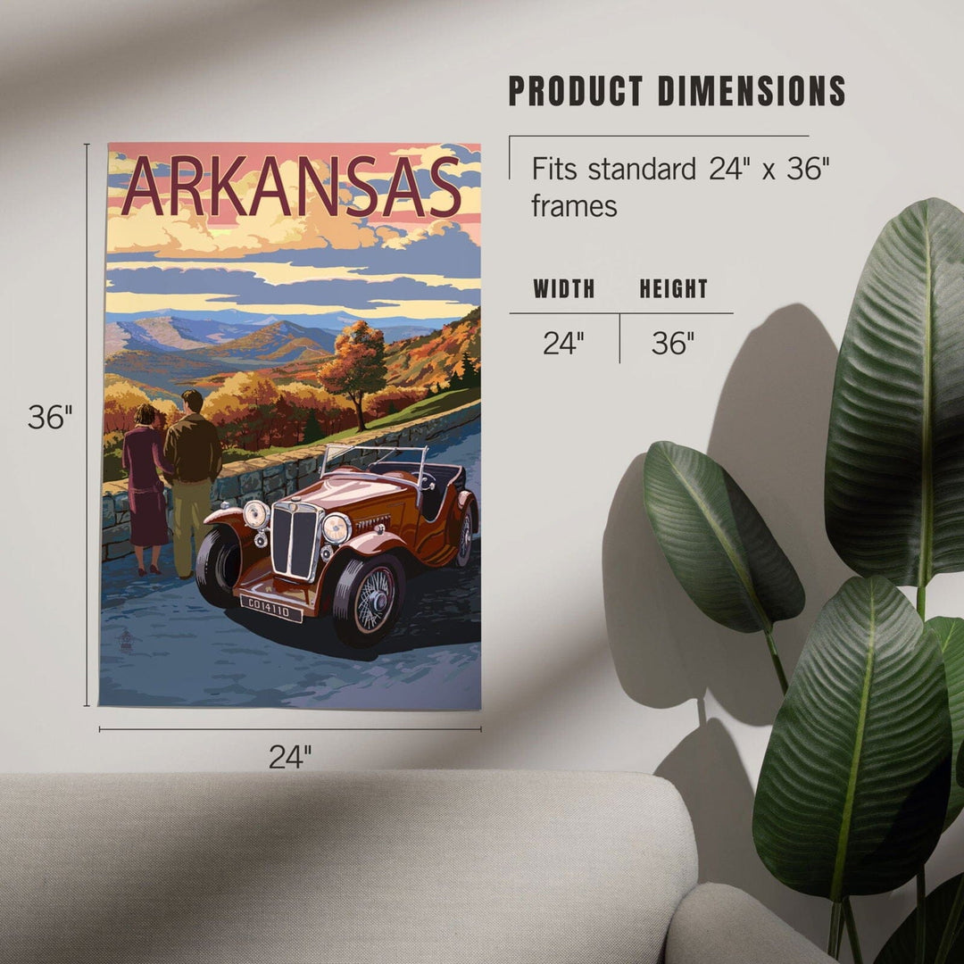 Arkansas, Outlook and Sunset Scene, Art & Giclee Prints Art Lantern Press 