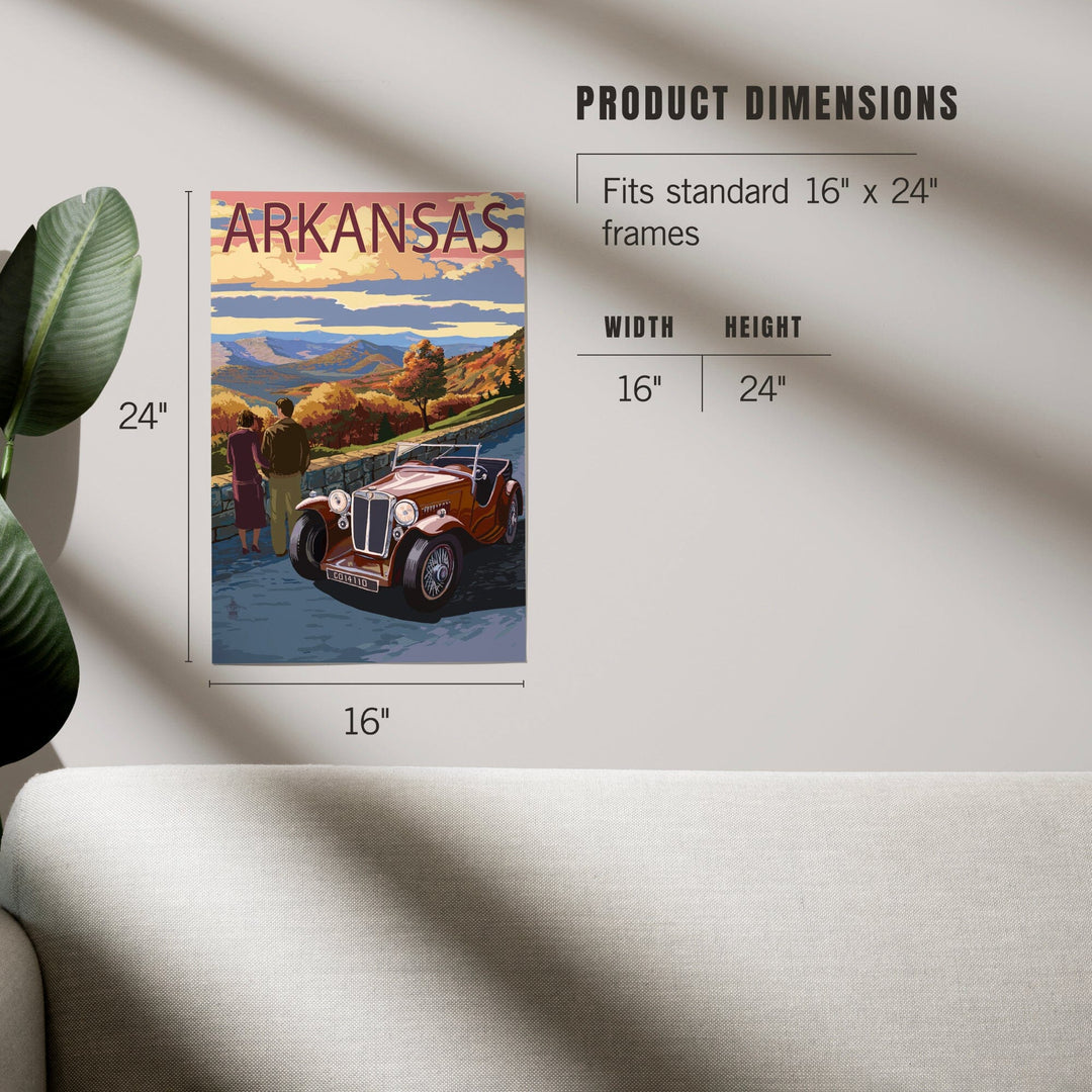 Arkansas, Outlook and Sunset Scene, Art & Giclee Prints Art Lantern Press 