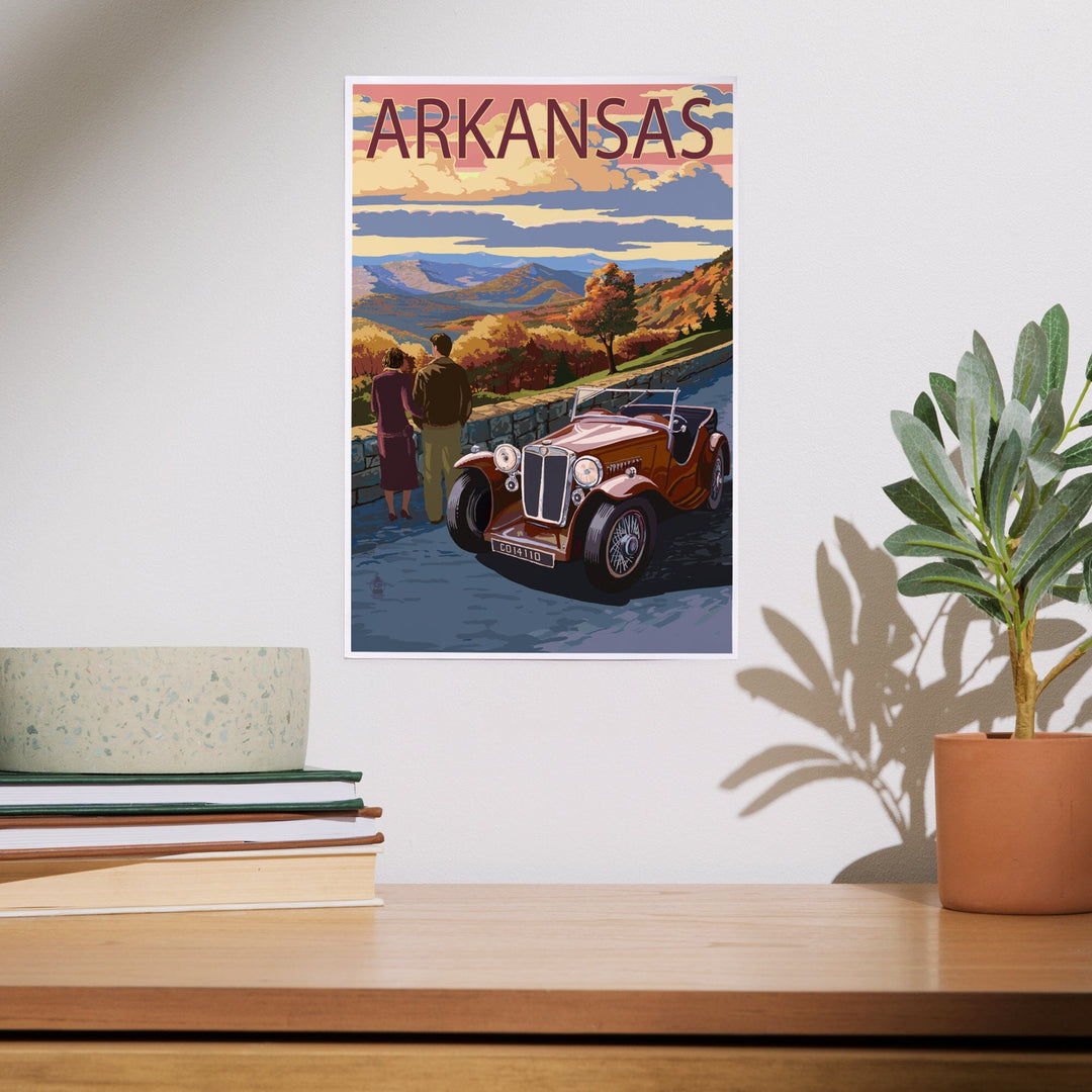 Arkansas, Outlook and Sunset Scene, Art & Giclee Prints Art Lantern Press 