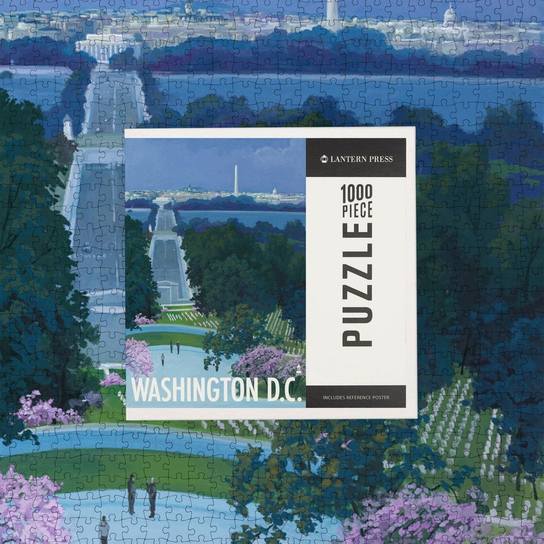 Arlington National Cemetery, Washington DC, Jigsaw Puzzle Puzzle Lantern Press 