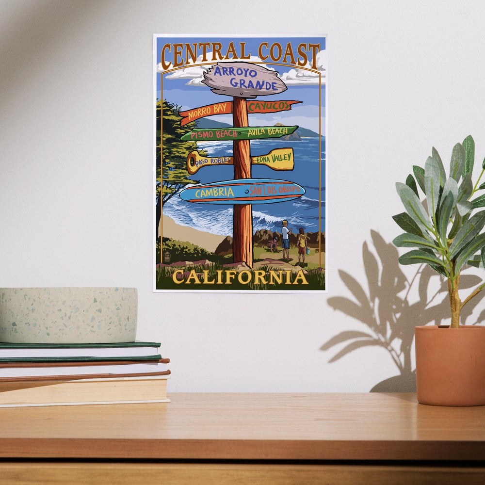 Arroyo Grande, California, Destination Sign, Art & Giclee Prints Art Lantern Press 