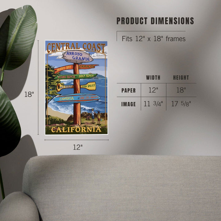 Arroyo Grande, California, Destination Sign, Art & Giclee Prints Art Lantern Press 