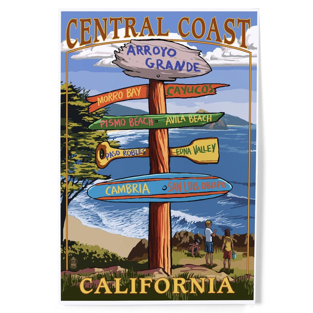 Arroyo Grande, California, Destination Sign, Art & Giclee Prints Art Lantern Press 