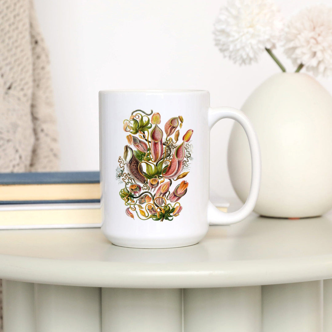 Art Forms of Nature, Nepenthaceae (Plant), Ernst Haeckel Artwork, Ceramic Mug Mugs Lantern Press 