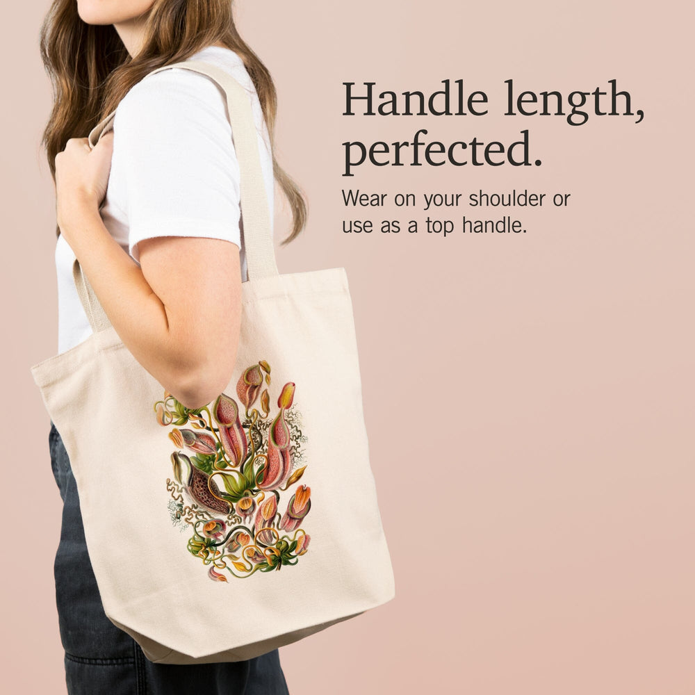 Art Forms of Nature, Nepenthaceae (Plant), Ernst Haeckel Artwork, Tote Bag Totes Lantern Press 