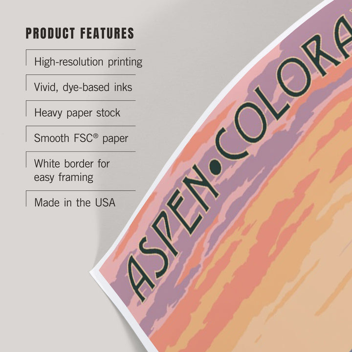 Aspen, Colorado, Lake and Bear Family, Art & Giclee Prints Art Lantern Press 