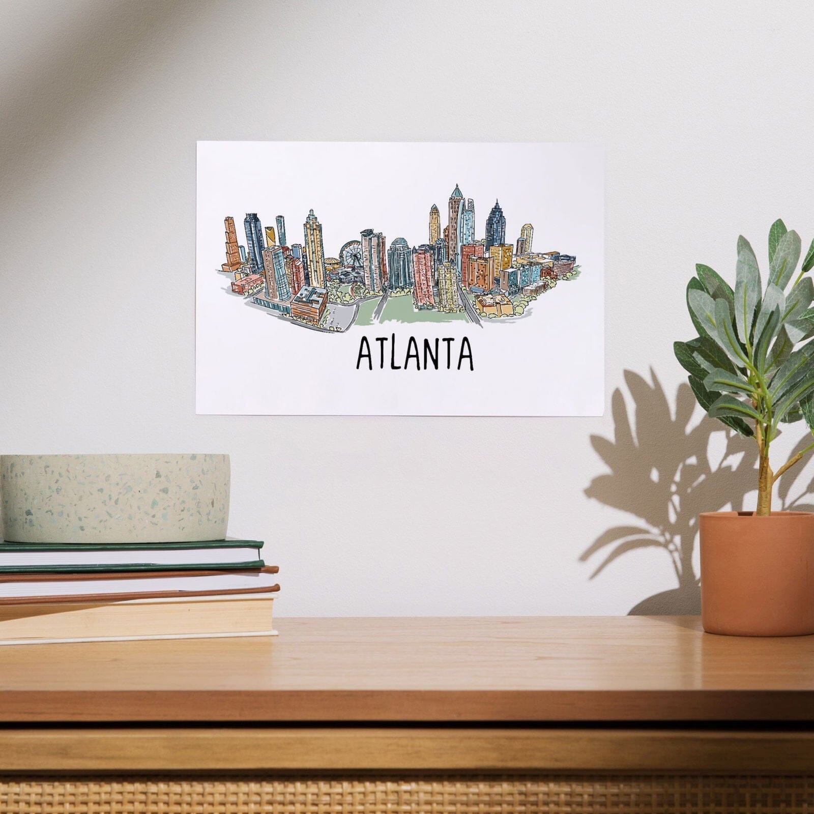 Transit Sign: outlets Atlanta - Acrylic Wall Art Print, 12