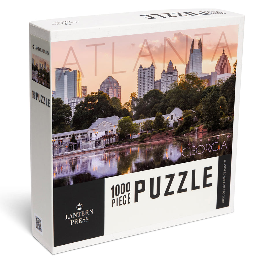 Atlanta, Georgia, Piedmont Park, Jigsaw Puzzle Puzzle Lantern Press 