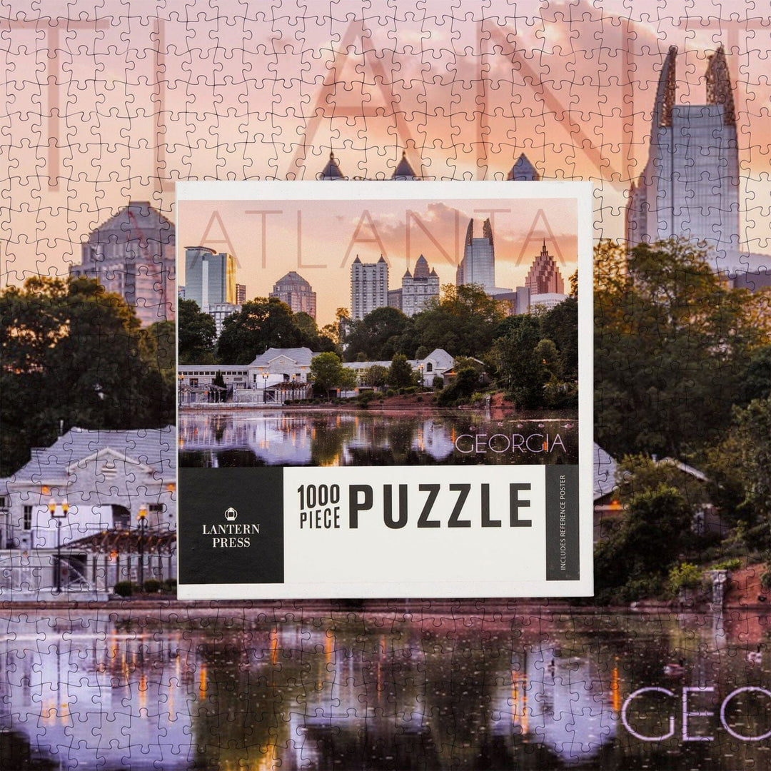 Atlanta, Georgia, Piedmont Park, Jigsaw Puzzle Puzzle Lantern Press 