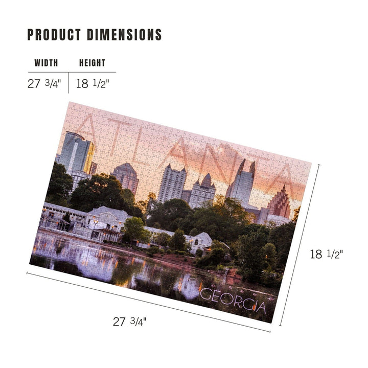 Atlanta, Georgia, Piedmont Park, Jigsaw Puzzle Puzzle Lantern Press 