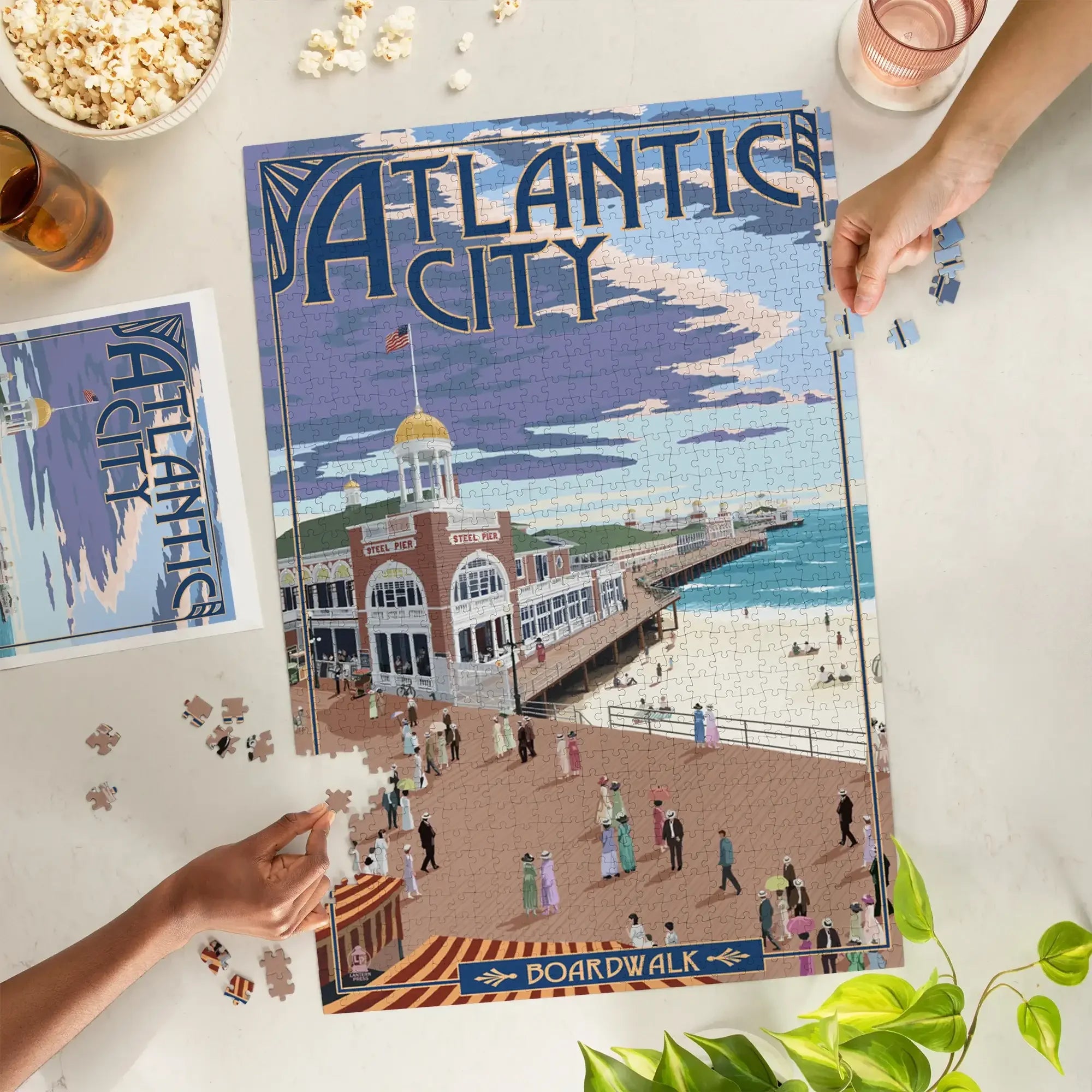 Atlantic City, New Jersey, Boardwalk, 1000 piece jigsaw puzzle