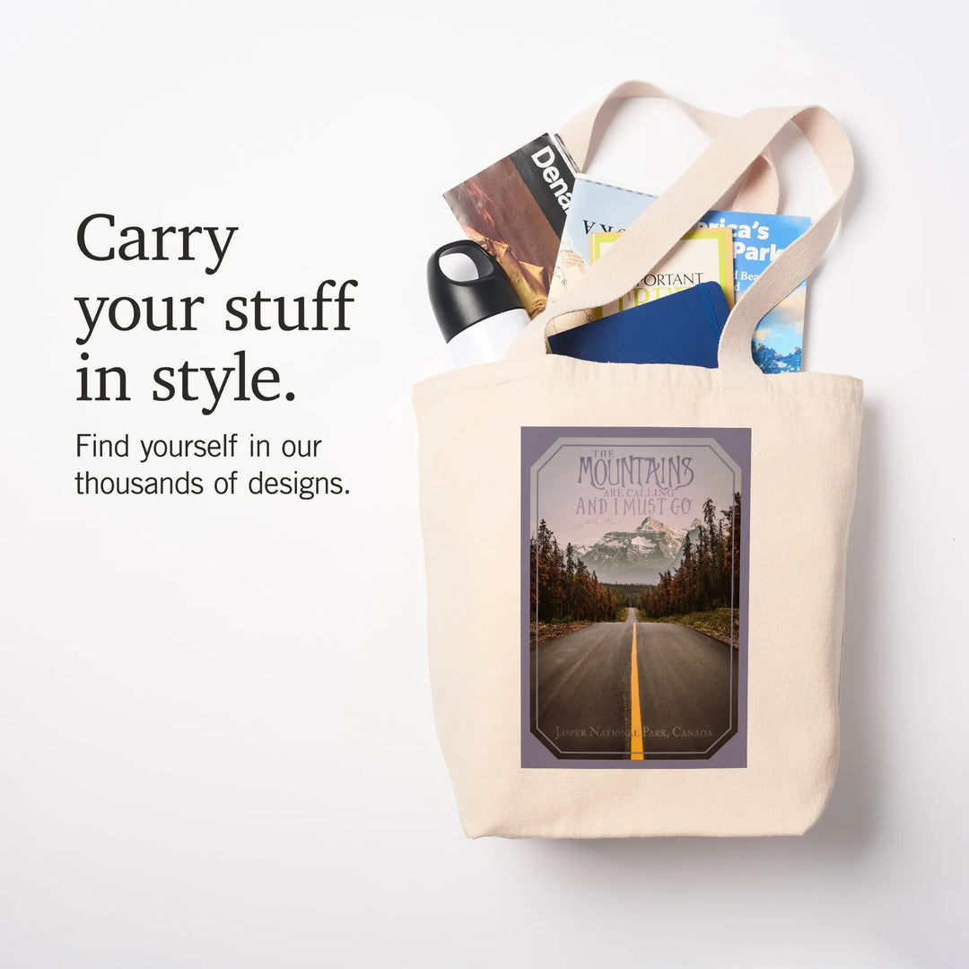Jasper National Park, Canada, Icefields Parkway, , Photography, Tote Bag