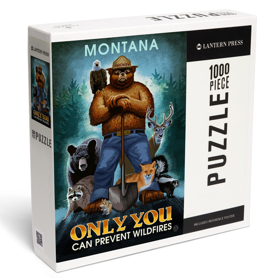 Montana, Smokey Bear, Only You Can Prevent Wildfires, Officially Licensed, Jigsaw Puzzle