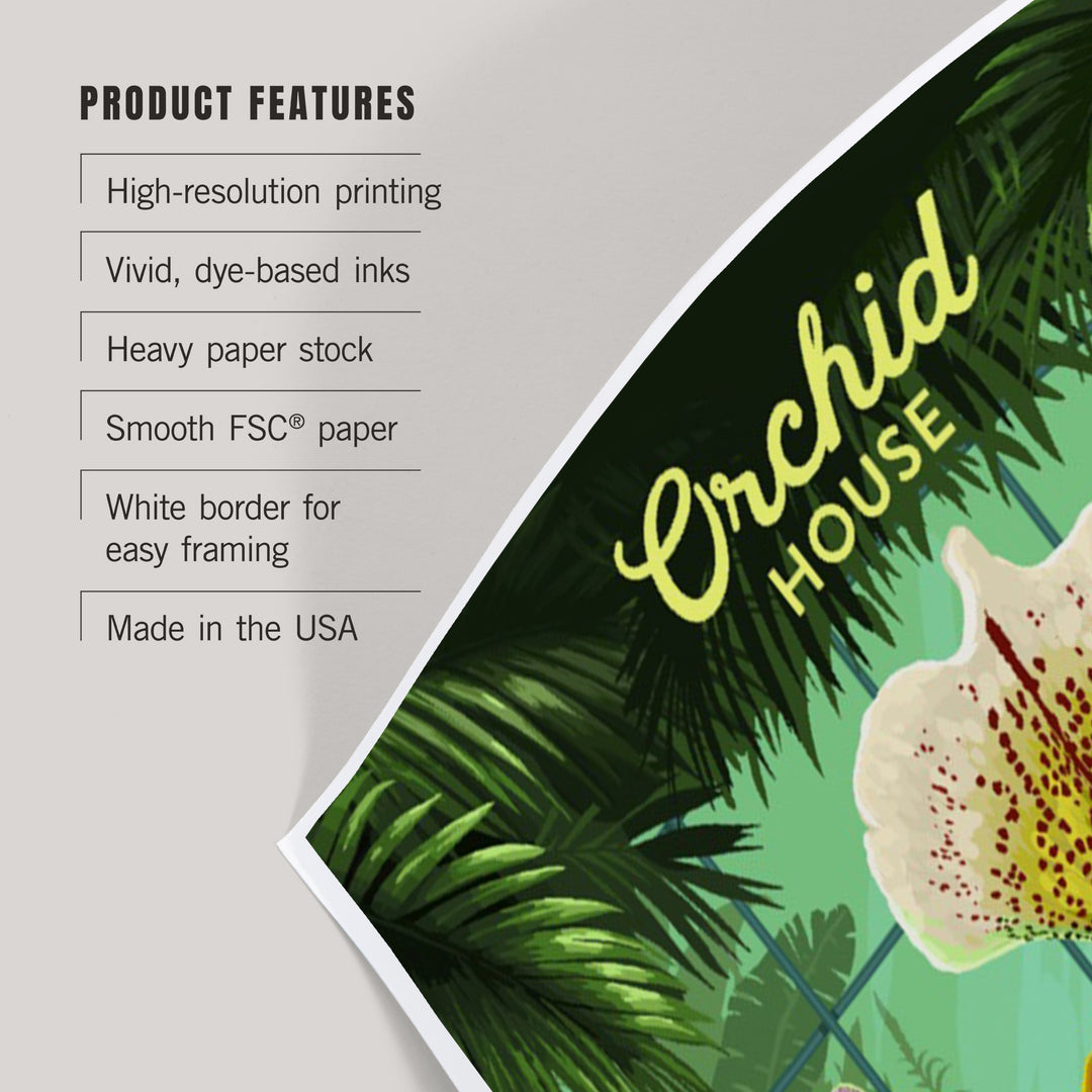 Painterly, Orchid House, Art & Giclee Prints