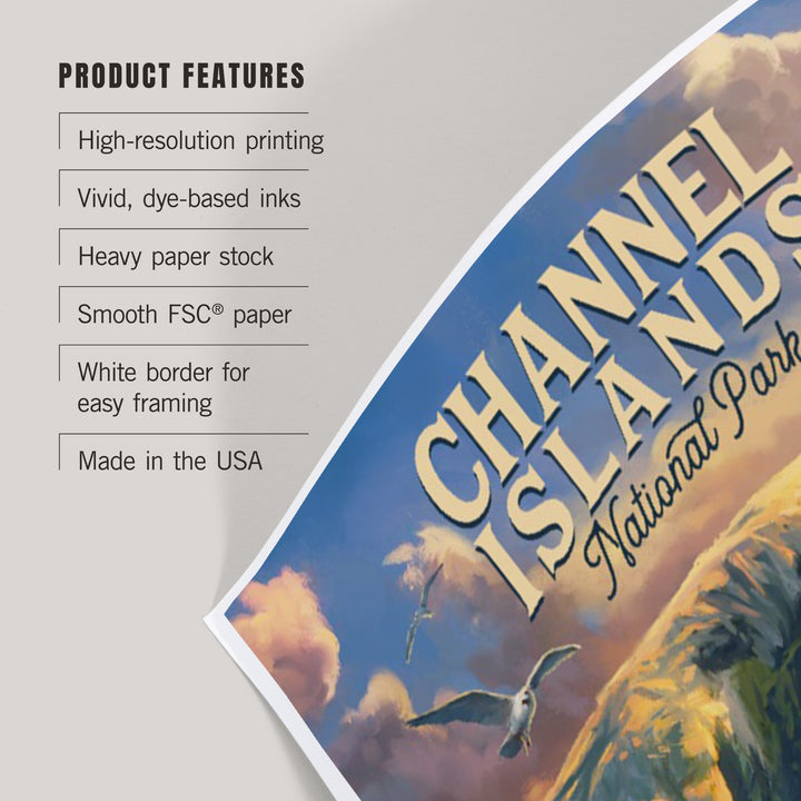 Channel Islands National Park, California, Oil Painting, Art & Giclee Prints
