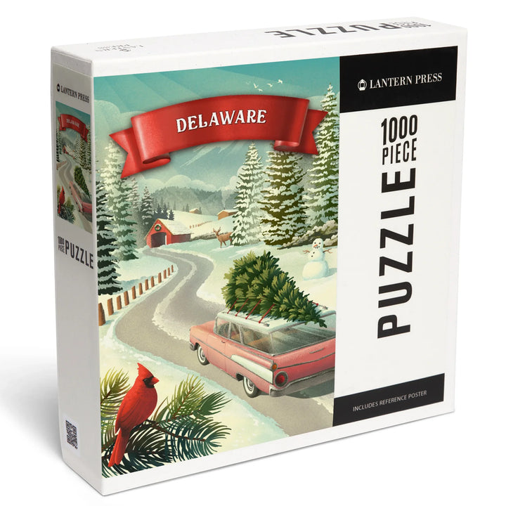 Delaware, Christmas Holiday Tradition, 1000 Piece Jigsaw Puzzle
