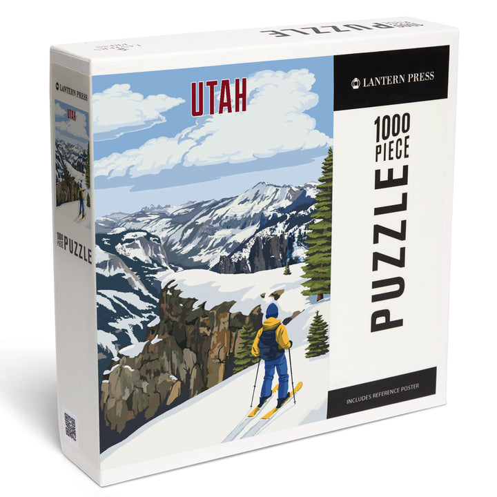 Utah, Painterly, Enjoy The View, 1000 Piece Jigsaw Puzzle