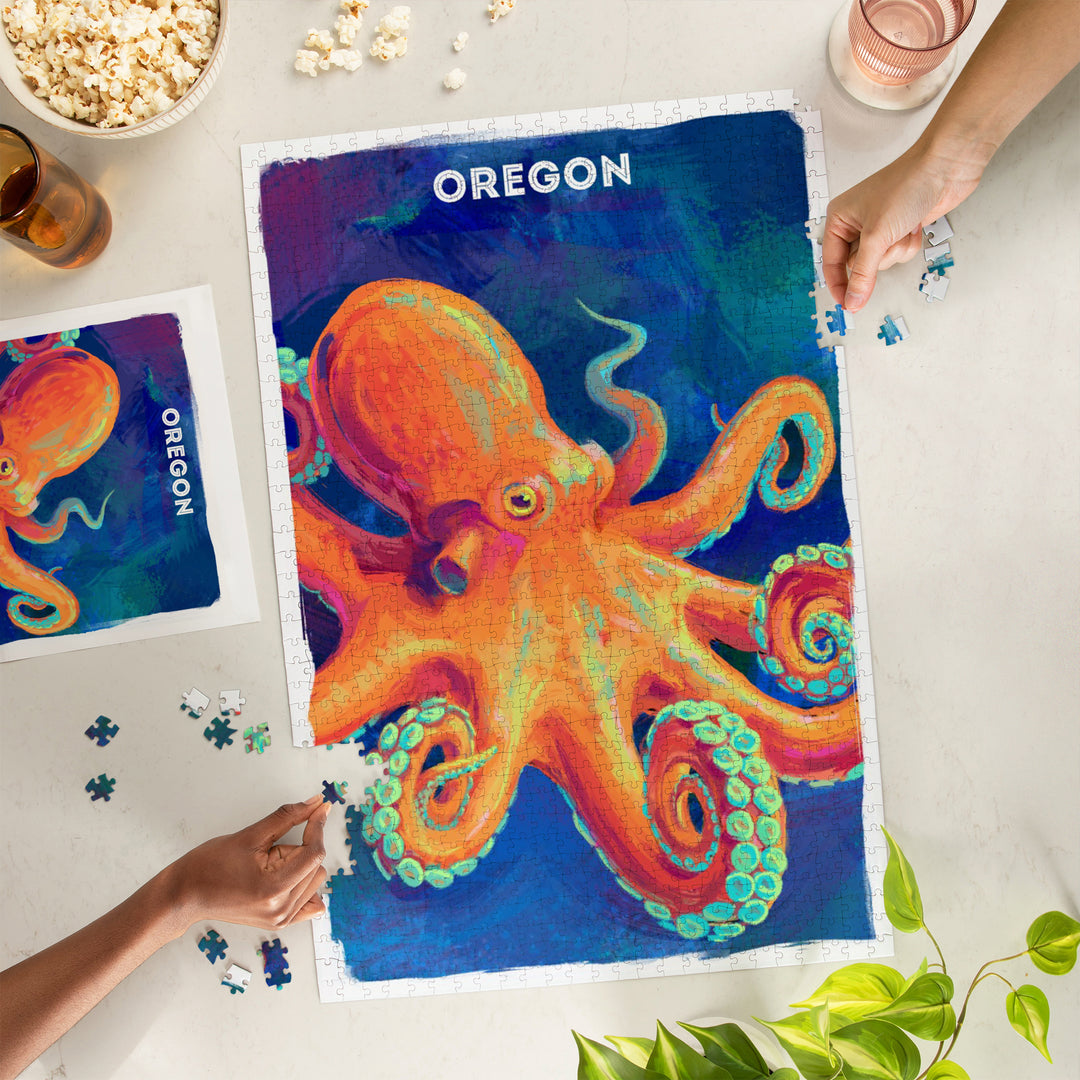 Oregon, Vivid, Octopus, 1000 Piece Jigsaw Puzzle