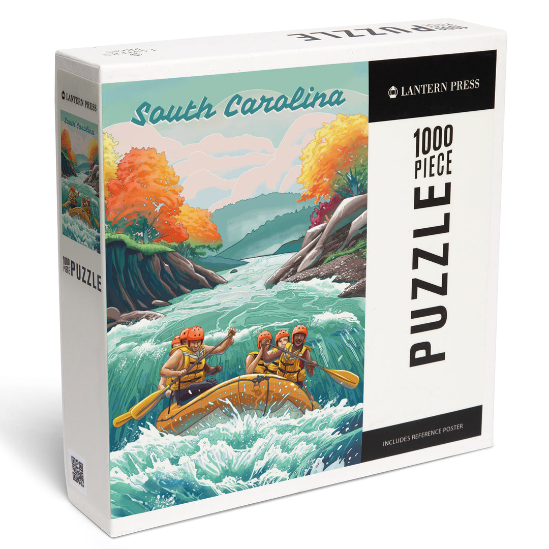 South Carolina, Seek Adventure, River Rafting, Fall Colors, Jigsaw Puzzle
