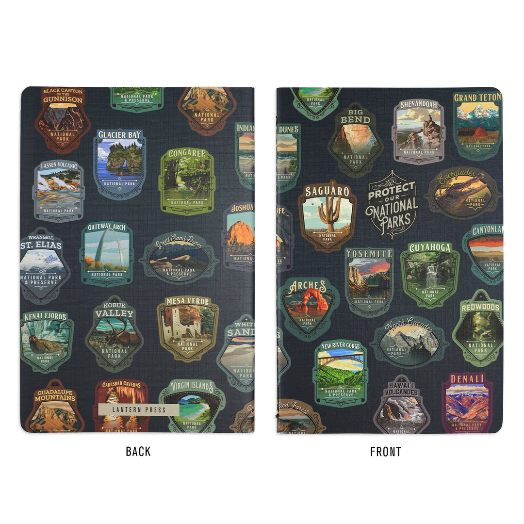 Protect Our National Parks, 3-Pack Journal Set with Unique Artwork on Each Cover