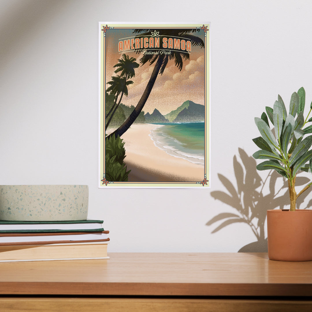 National Park of American Samoa, American Samoa, Lithograph, Art & Giclee Prints