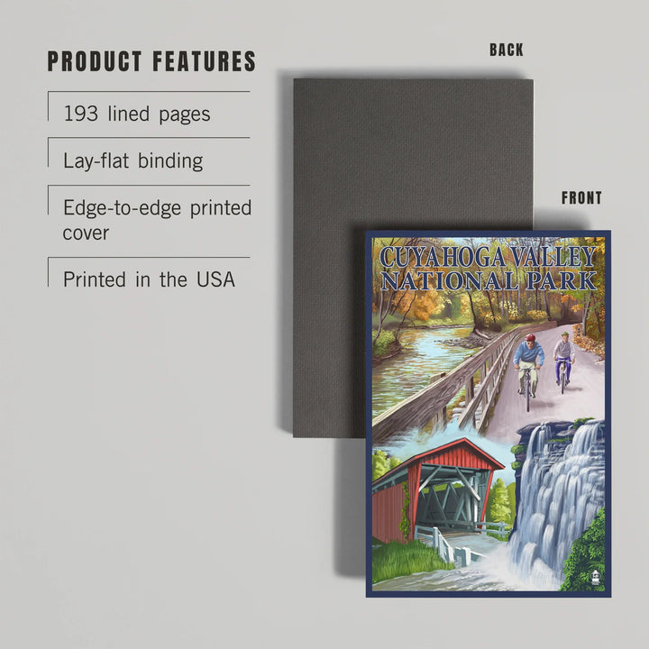 Lined 6x9 Journal, Cuyahoga Valley National Park, Ohio Views, Lay Flat, 193 Pages, FSC paper