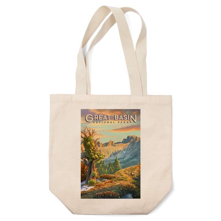 Great Basin National Park, Nevada, Oil Painting, Tote Bag