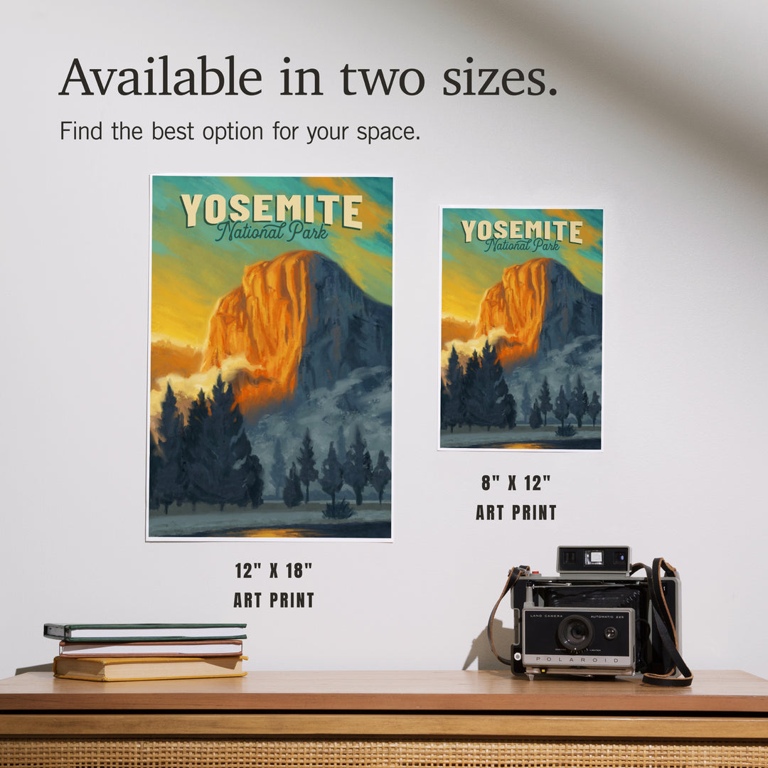 Yosemite National Park, California, Oil Painting, El Capitan, Art & Giclee Prints