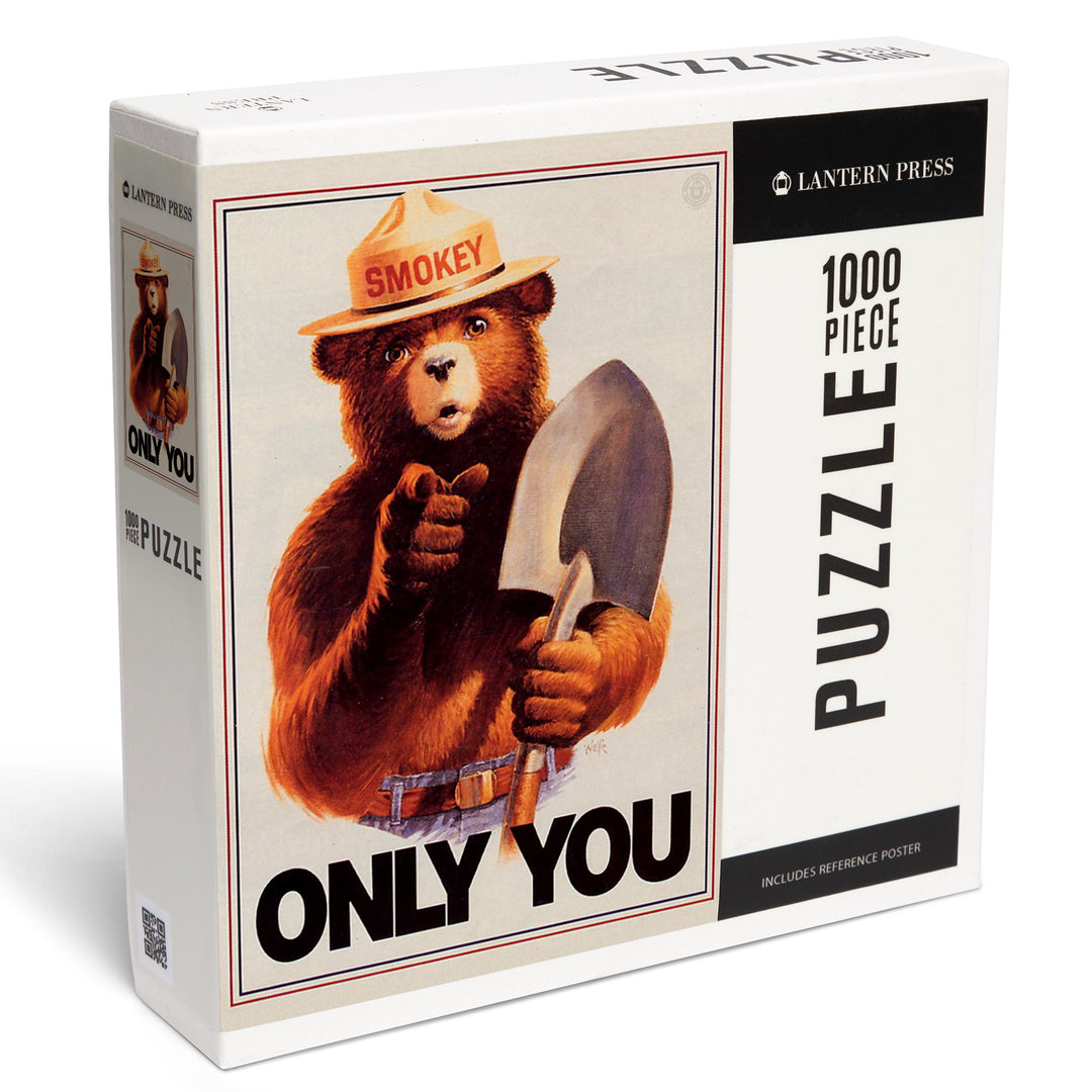 Smokey Bear, Only You, Officially Licensed Vintage Poster, Jigsaw Puzzle