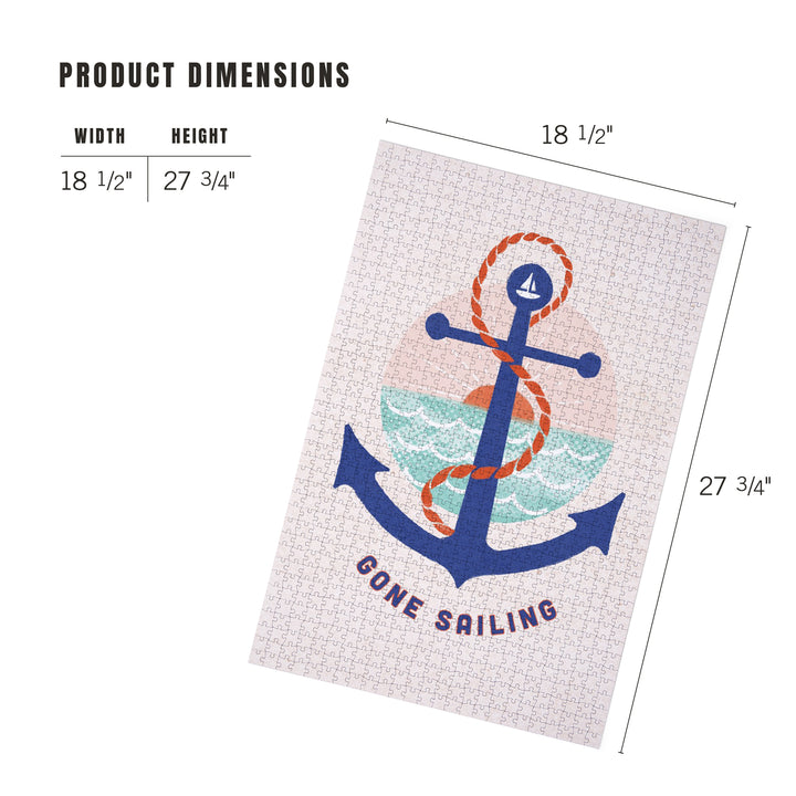 Dockside Collection, Gone Sailing, Anchor, Jigsaw Puzzle