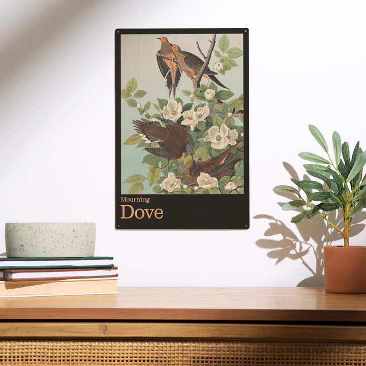 Audubon Birds North America Mourning Dove, Wood Sign and Postcards