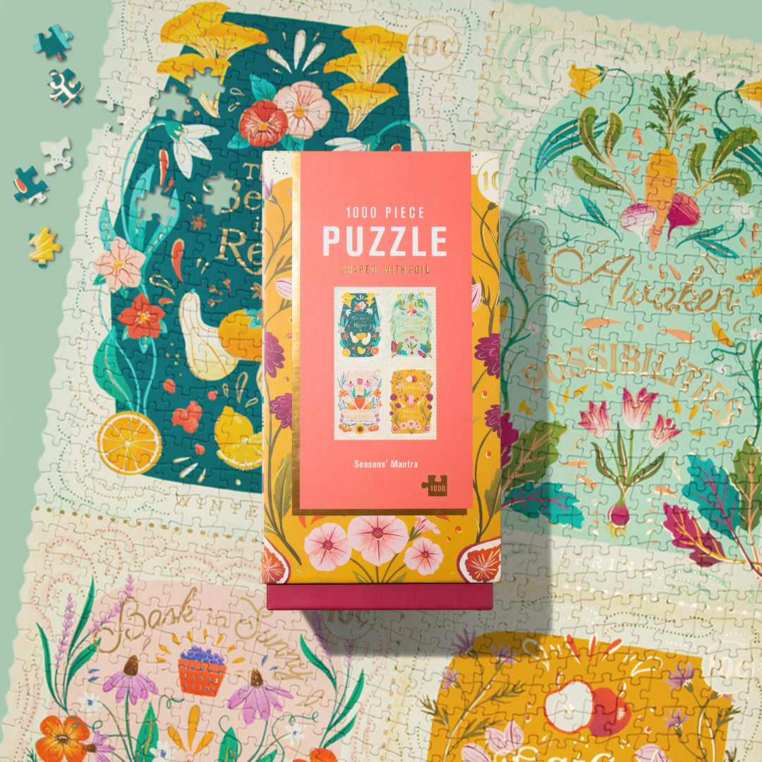 Lantern Press 1000 Piece Jigsaw Puzzle, Seasons Mantra