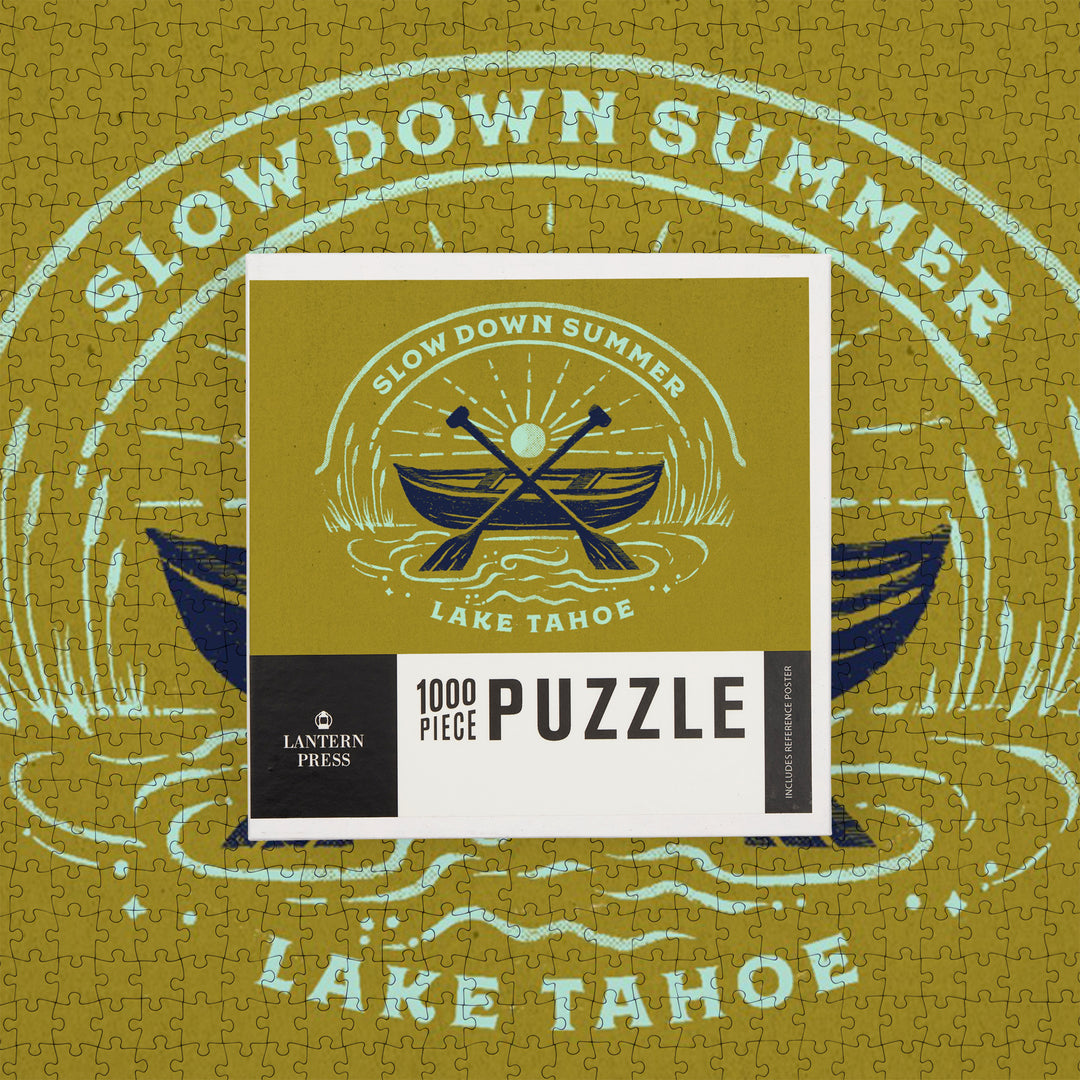 Lake Tahoe, Lake Life Series, Slow Down Summer, Jigsaw Puzzle