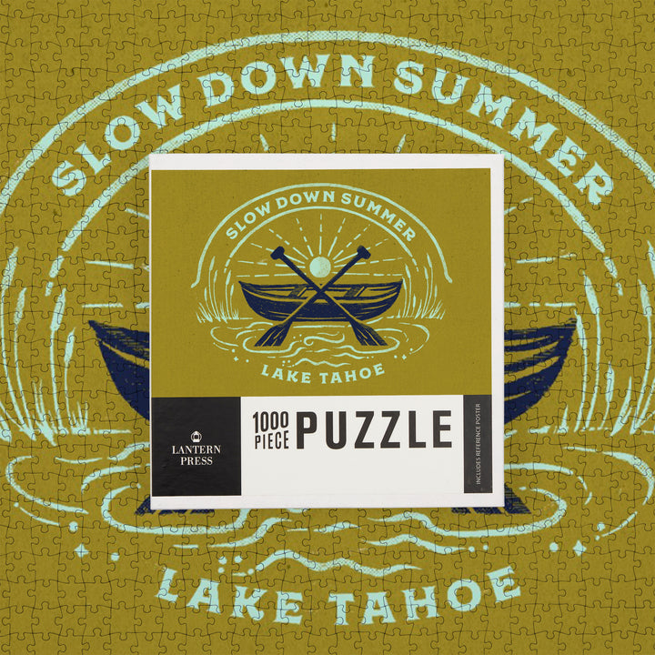 Lake Tahoe, Lake Life Series, Slow Down Summer, 1000 Piece Jigsaw Puzzle